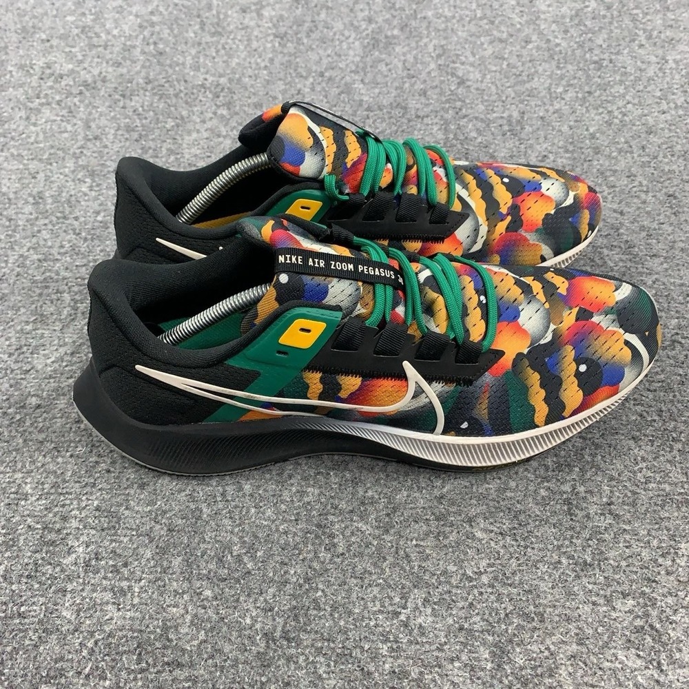 Nike Air Zoom Pegasus 38 Jordan Moss Shoes Mens Size 11.5 Multicolor Sneakers